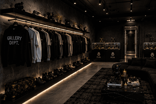 In-store selection at PLUGGED